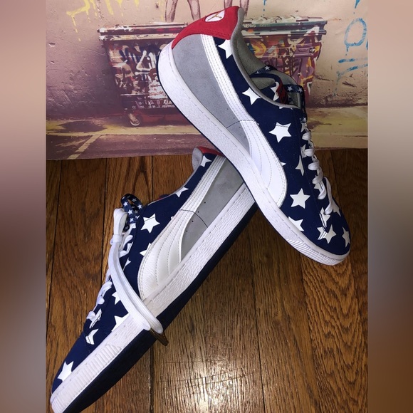 PUMA Men’s Suede RWB - Picture 3 of 5